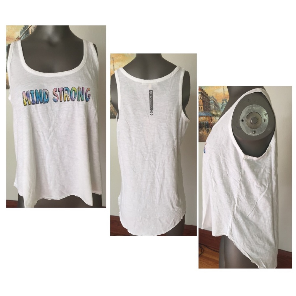 NWT - Avocado 'Mind Strong' Hi Low Tank - Sz L
